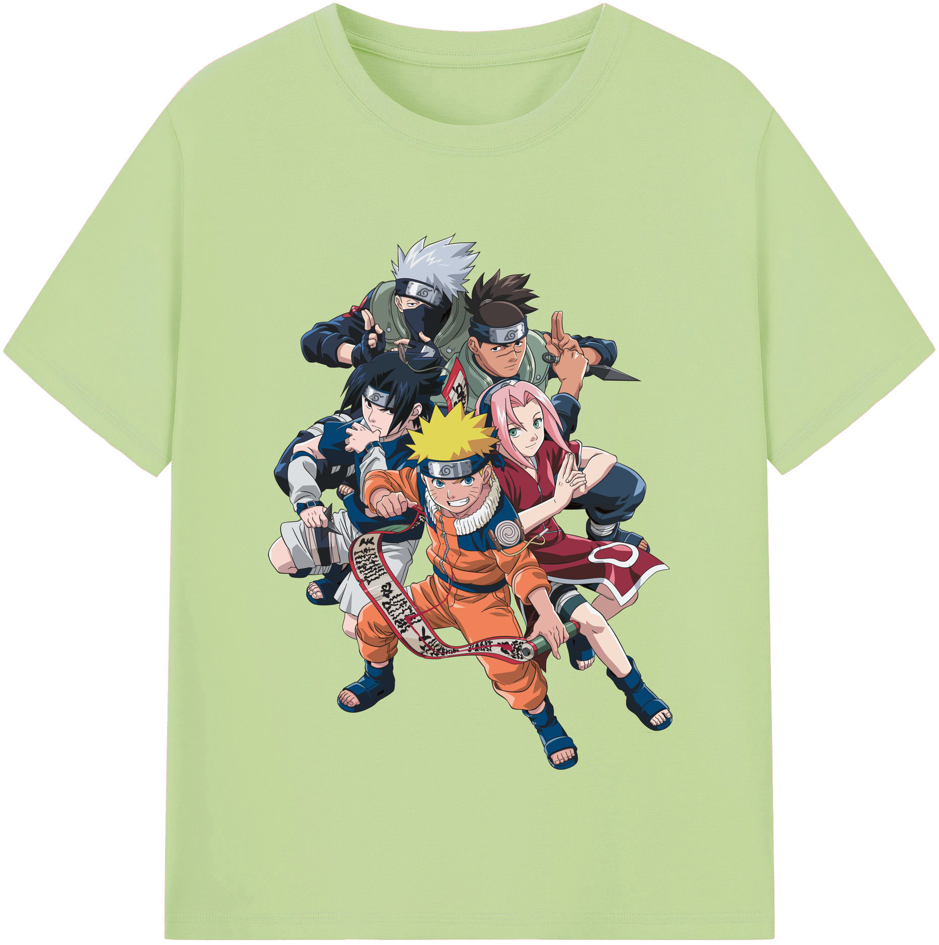 （画像用） NARUTO -ナルト- うずまき ナルト Uzumaki Naruto 綿100％半袖Tシャツ（フロントプリント）